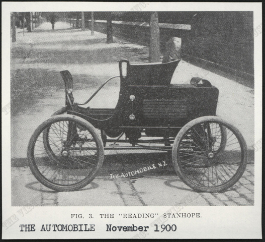 Steam Vehicle Company of America, November 1900, The Automobile Magazine, Conde Collection.